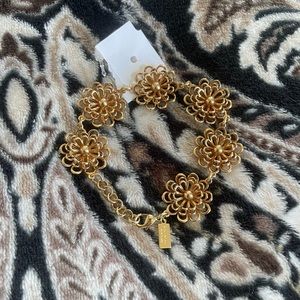 Y2K Kate Spade Gold Oops A Daisy Bracelet